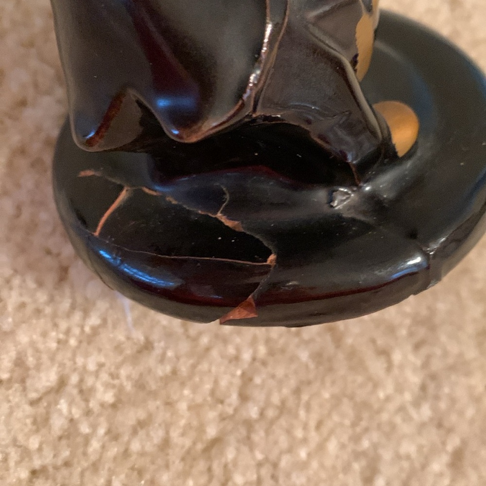 Vintage Ashtray, Man with Top Hat Figure, 6 1/2” - Picture 11 of 15